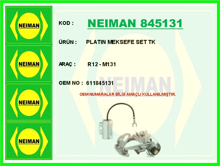 Platın Meksefe Set TK R12 - M131
