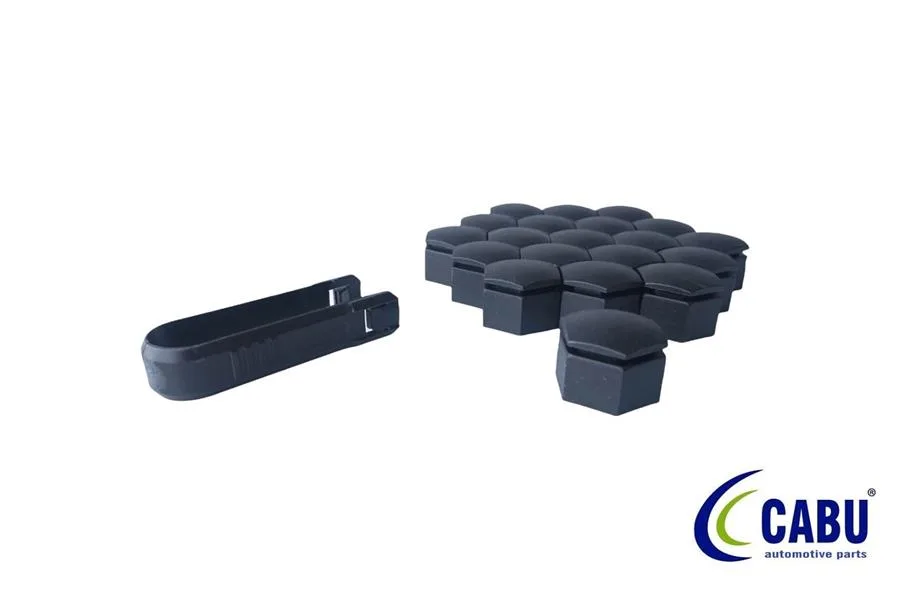 Bijon Kapağı Siyah 22X21MM Insignia - A 20 Adet 220644
