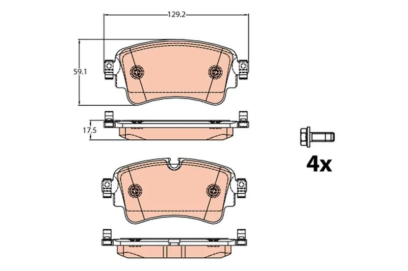 Arka Balata Audi A4-A5-A7-Q5-Q7 2014