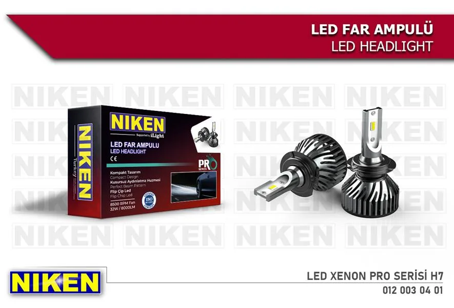 Ampül LED Xenon PRO Serisi H7