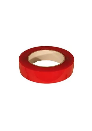 Çift Taraflı Bant 20MM X 5MT Kırmızı Şeffaf