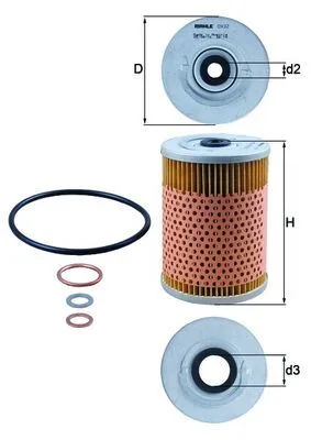 Yag Filtresi Mercedes M110 M116 M117 W126 W116 C126 R107 C107