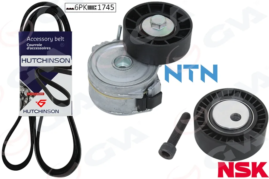 Alternatör Gergi Kiti Kütüklü C5 2001-2004 Xantia 1999-2003 P206 2000 P406 1998-2004 P607 2.0HDİ K026PK1745
