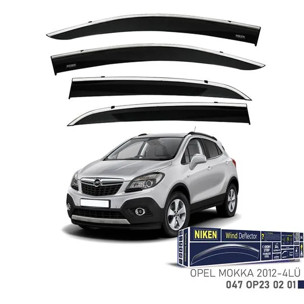 Kromlu Cam Rüzgarlığı Opel Mokka 2012 4LÜ