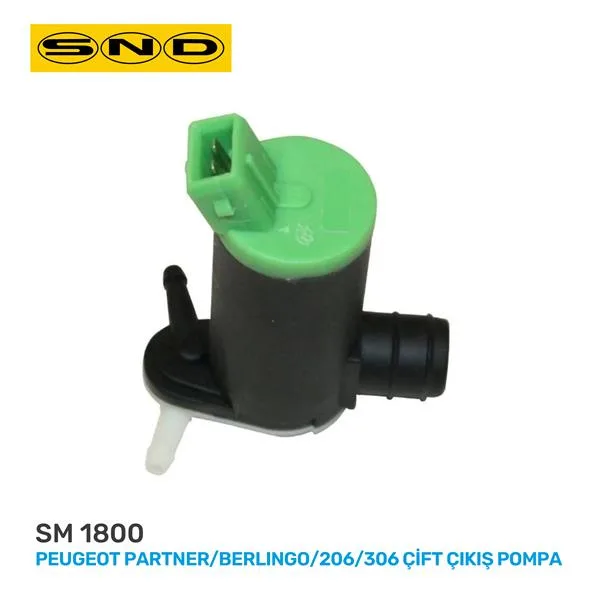 Cam Su Fiskiye Pompasi Çift Çıkış Peugeot P106-P206-P306-P406-PARTNER - EXPERT - Citroen BERLINGO - Xsar A - Saxo - AX - C15-FIAT Punto - Linea