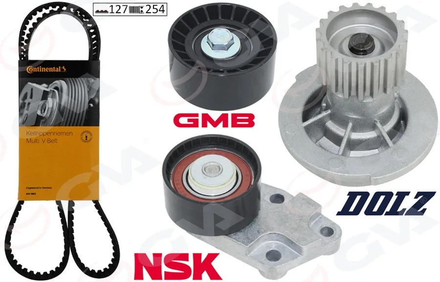 Devirdaimli Eksantrik Gergi Kiti 127X254 Chevrolet - Daewoo AVEO - CRUZE - Kalos - Lacetti - NUBIRA 1.4-1.4-1.6 2005
