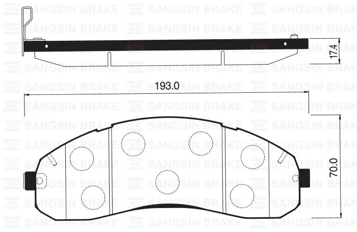 Ön Balata Disk KIA BONGO 1.4 Ton K3000 2004