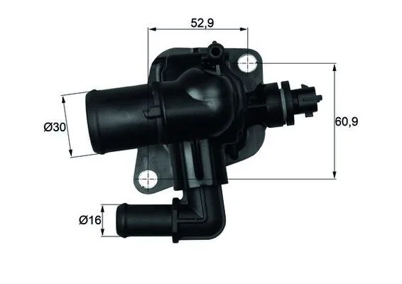 Termostat 88 ASTRA J - Corsa D - Corsa E - Meriva B - COMBO D 1.3 A13DTC - Dte B13DTC - Dte DOBLO - FIORINO - Panda - Punto - Egea Qubo 1.3D Multijet 2010 Bipper - NEM0 1.3 Euro 5 Suzuki Swift