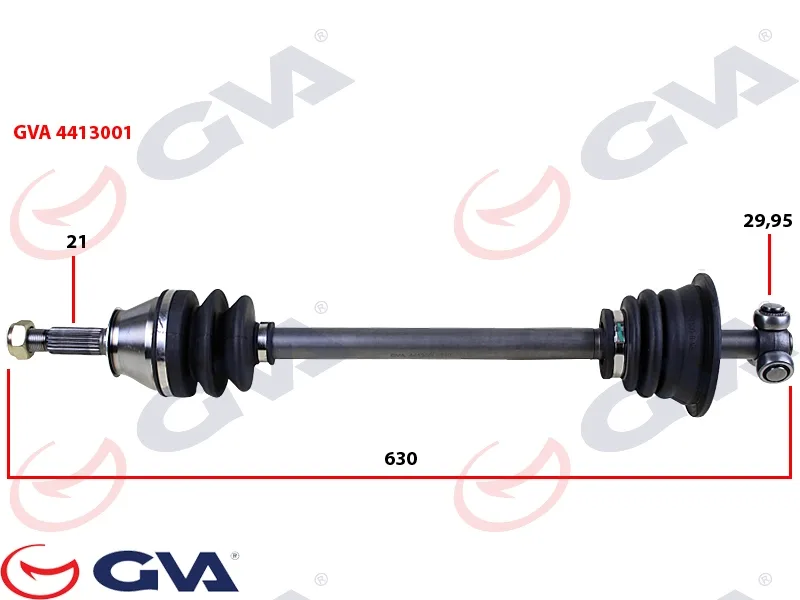 Komple Aks Sol Renault 9/11 1.4 630MM 1985-2000