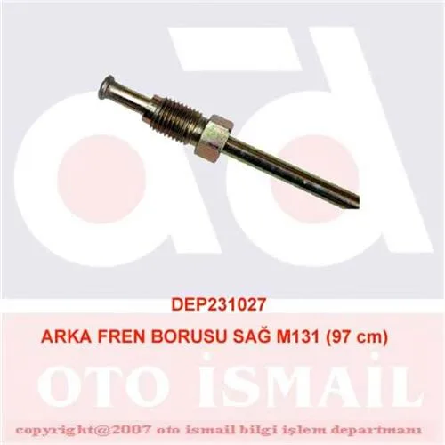 Arka Fren Borusu Sağ M131 97 CM (5 Adet)