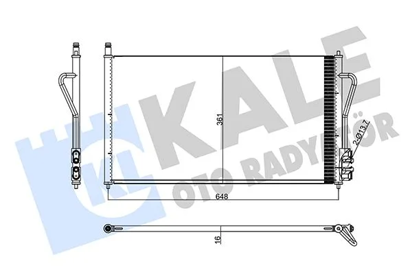 Klima Radyatoru Focus 1 1.4 16V 1.8TDCI 1.6 Zetec S 16V 1998-2004