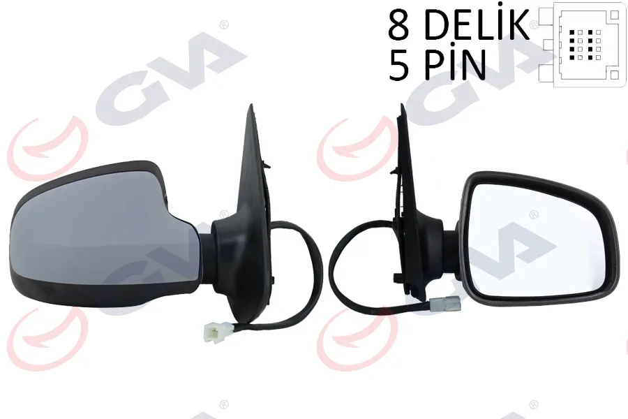 Diş Dikiz Aynası Sağ Sandero Stepway 2012 Elektrikli Isıtmalı Astarlı Konveks Sensörsüz VM-6804EHPSR