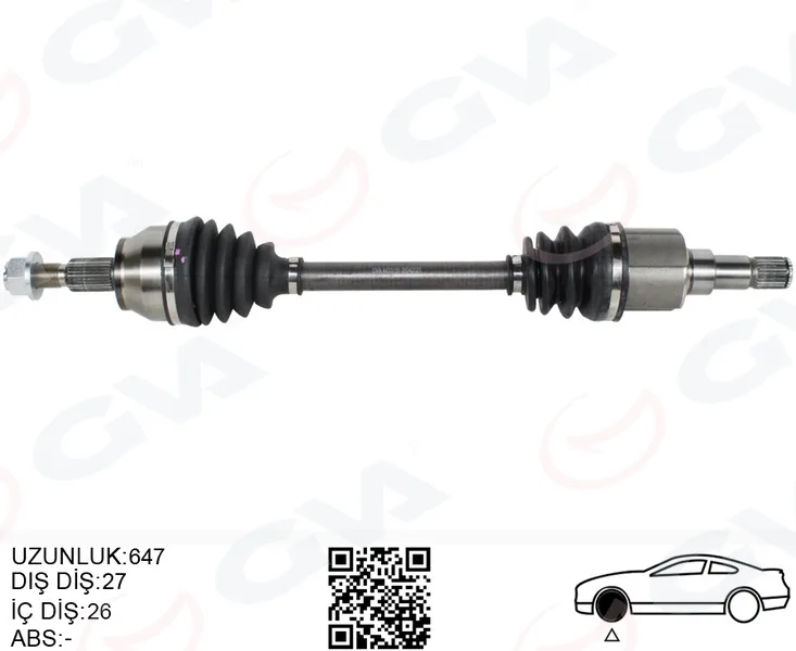Komple Ön Aks Sol Connect 2014 1.6 Tdci