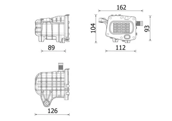 EGR Valfi Soğutucusu Peugeot P308-P508-P3008-P5008-EXPERT - BOXER CITROENC4-C5-DS4-DS5-JUMPER - Jumpy 2. 0-2.2 HDI Ford Kuga 2 2014 Mondeo 5 2014 Focus 3 2011-2017 S - Max 2014 2.0 Tdci