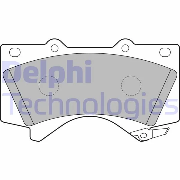 Ön Fren Balata Toyota Land Cruiser 4.5L 1VD - FTV VDJ200 Dizel D4-D 2008 4.6L UZJ200 V8 2008