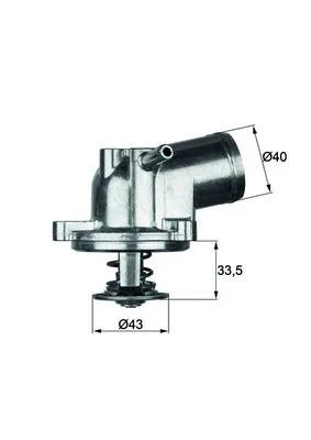 Termostat 87 C Mercedes M111 W202 C208 W124 W210 W163 Klımalı