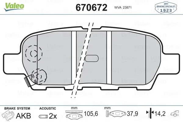 Arka Fren Balata Nissan Qashqai 1.5L 1.6L 2.0L K9K M9R HR16DE MR20DE J10 2006-2013 X - Trail 2.0L QR20DE T30 2001-2007 2.5L QR25DE T30 2001 2.2L YD22DDTİ T30 2001 / Murano 3.5L Z51 4X4 DCİ 2008 / Infiniti FX