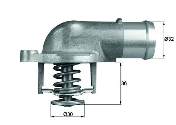 Termostat Komple 87C VW TRANSPORTER T5-Mutıvan 5 - Touareg 2.5 TDI 2003-2009 Axd