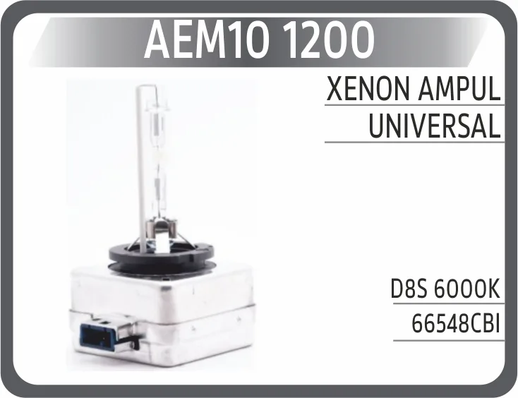 Xenon Ampul D8S 6000K