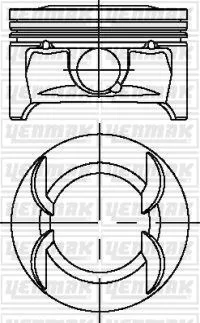 Piston Segman 0.50 ASTRA H - J Insignia A - Mokka - Zafira B - Trax - Cruze - AVEO 1.6 16V A / B/Z16XER - Lde 79.50MM (4 Adet)