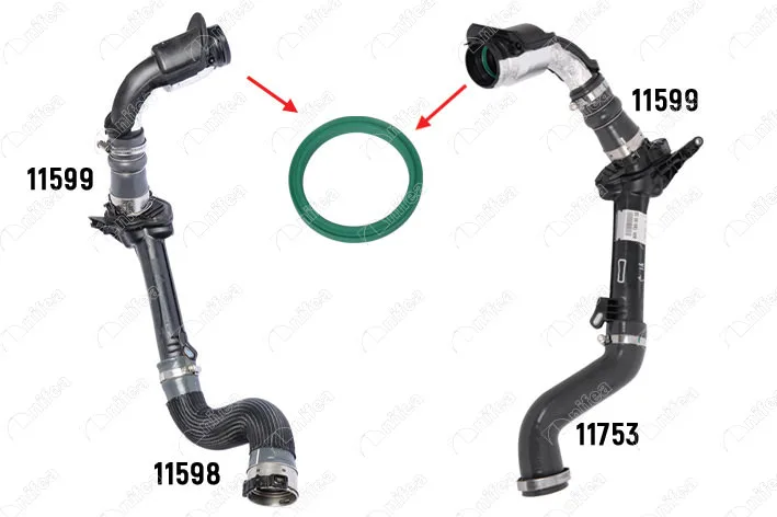 Turbo Borusu Contası Kangoo - Megane 3 - Fluence 1.5 DCİ K9K (5 Adet)