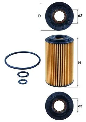 Yag Filtresi Mercedes OM651 W176 W246 W204 W205 C205 C117 W212 W447 B906 B907 B910
