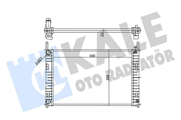 Motor Su Radyatoru Fiesta 1.25 16V 1.4 16V 1.4TDCI 2001-2008 Mazda 2 1.4CD Manuel Mekanik Sıstem