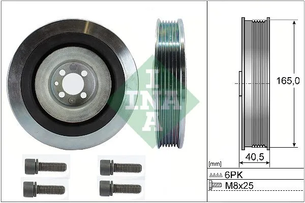 Krank Kasnağı Fiat 500L 2012 Bravo 1 - 2 2000 DOBLO 2010 Freemont 2011 Grande Punto 2006 Linea 2007 Marea 1998 Alfa Romeo 147-156-159 Giulietta 2010 Opel ASTRA H 2006 Vectra C 2004 1.6D 1.9D 2.0D 6 Oluk