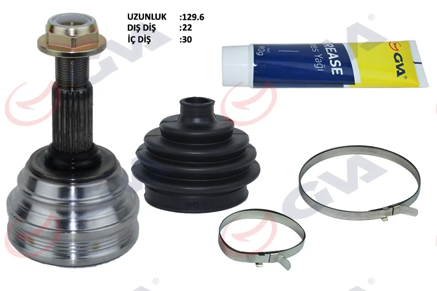 Aks Kafası Diş Ön Polo 1.6 1994-1999 Aee 75HP 22X30X53 129.5MM