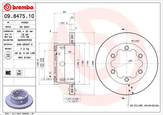 Fren Diski Arka Mercedes SPRINTER B901>B904 . VW LT 28-35-46 Cift Teker