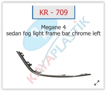 Sis Far Çerçevesi Çıtası Krom Sol Sedan Model Megane 4