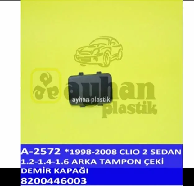 Arka Tampon Çeki Demir Kapağı Renault Clio 2 Sedan 1.2-1.4-1.6 1998-2008