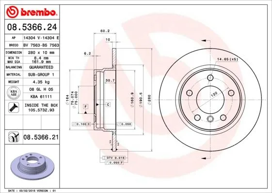 Fren Diski Arka BMW E36 E46 (2 Adet)
