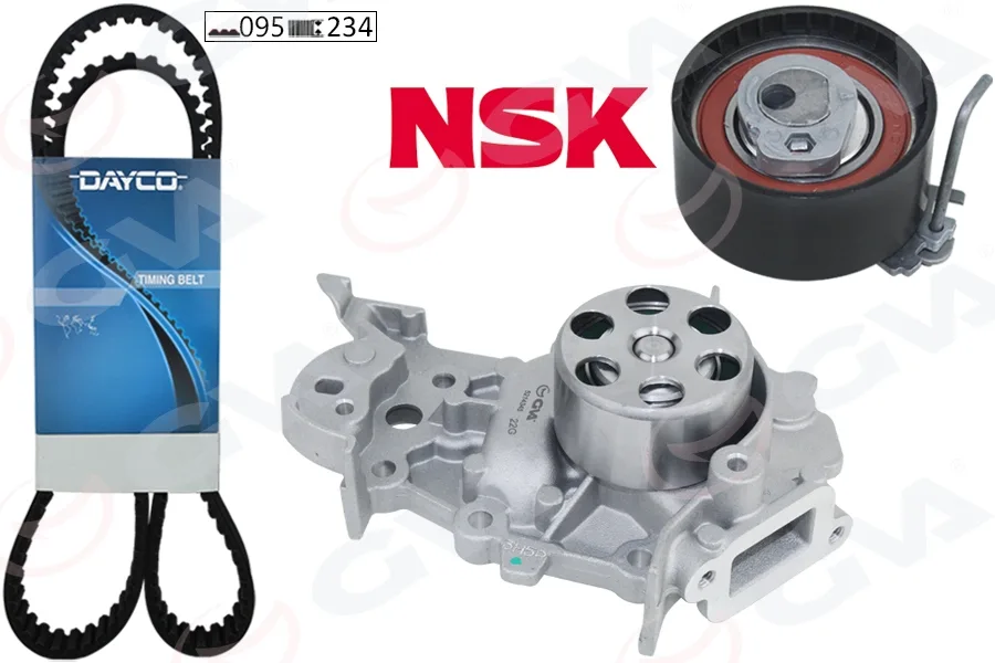 Devirdaimli Eksantrik Gergi Kiti 095X234 Renault Clio 2 1998-2005 Clio 3 2005-2012 Clio 4 2012-2019 Kangoo 2001 Twingo 2001 Modus 2004 Logan 2 2008 Sandero 2008 1.2 D4F