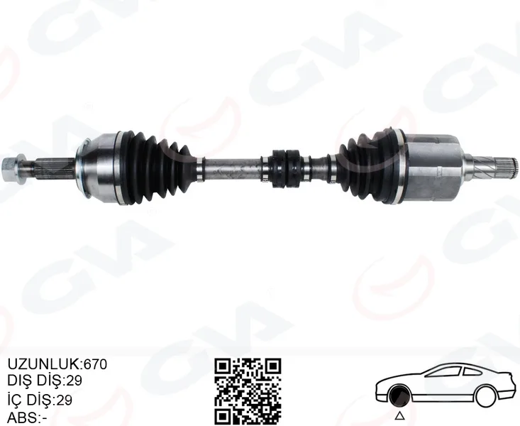 Komple Aks Sol Nissan Qashqai 1.6L DCİ R9M Dizel J11 2013 Otomatik Vites