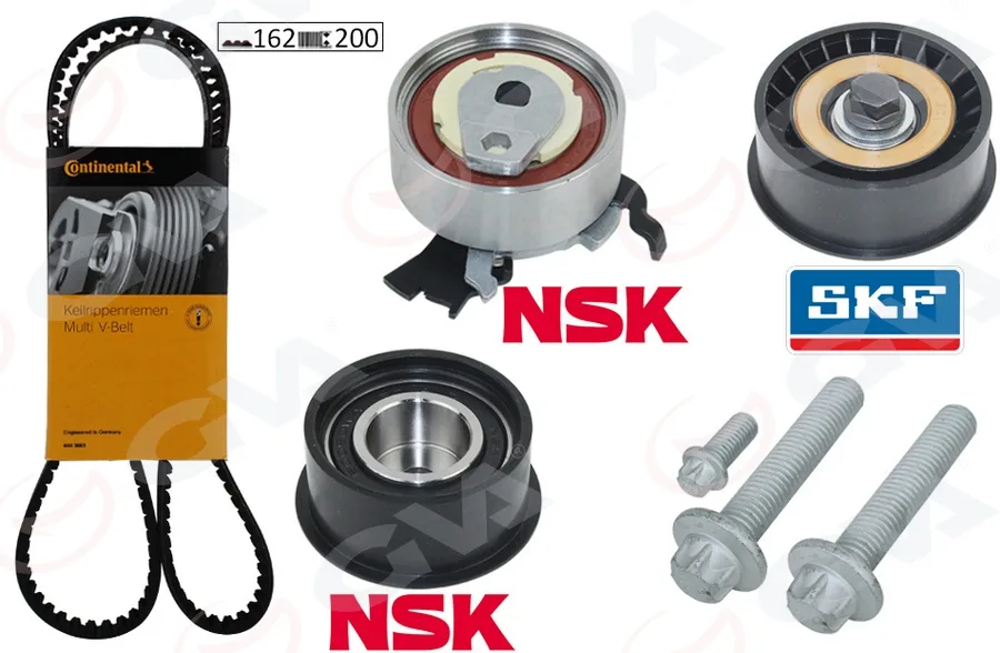 Eksantrik Gergi Kiti 162X200 ASTRA G - Corsa C - Vectra C - Meriva A - Zafira A 1.4-1.6-1.8 16V Z16XE - Z14XE