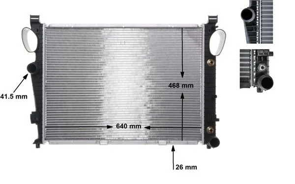 Motor Su Radyatoru Mercedes S - CLASS M112 M272 W220 1998-2005