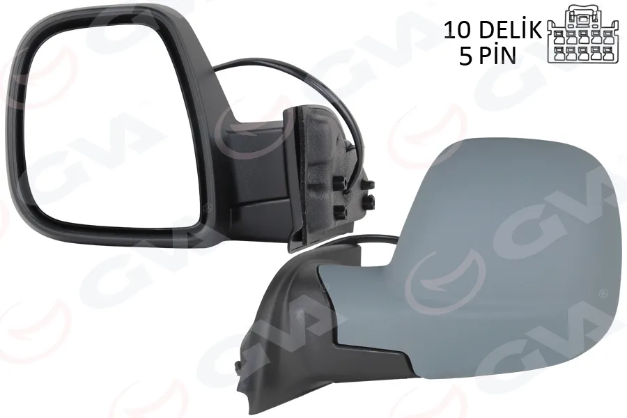 Diş Dikiz Aynası Fiat Yeni DOBLO Combi - CARG0 Elektrikli Astarlı Rezistanslı Sol 2023