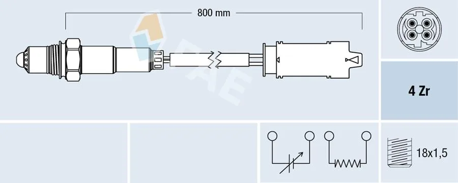 Oksijen Sensörü Kat. Sonrası BMW M43 M44 M52 M54 M62 M73 E36 E46 E38 E53