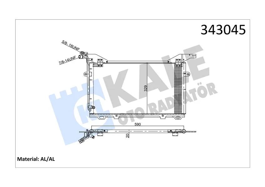Klima Radyatoru Mercedes E - CLASS W210 S210