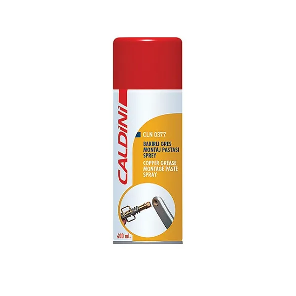 CALDINI 400 ML Bakırlı Gres Montaj Pastası Sprey (24 Adet)