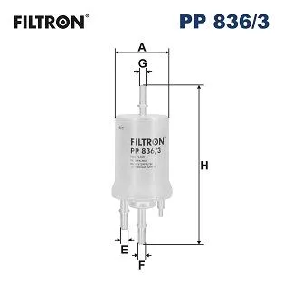 Yakit Filtresi Polo 2005 - Cordoba 2002-2009 Ibiza 4 2002-2009 1.2-1.4 16V-1.6 2.0 3 Bar