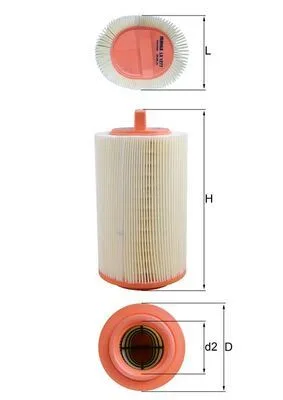 Hava Filtresi Mercedes M271 W203 S203 CL203 W204 S204 C209 W211 W212 R171
