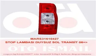 Stop Lambasi Sol TRANSIT V348-V347 2006-2014 Duysuz