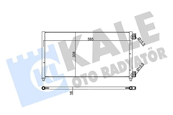 Klima Radyatörü Kondenser Fiat DOBLO 2001 Idea 2004 Punto 2003 Lancia Ypsilon 2006-2011 1.2 1.3JTD 1.4 1.9JTD
