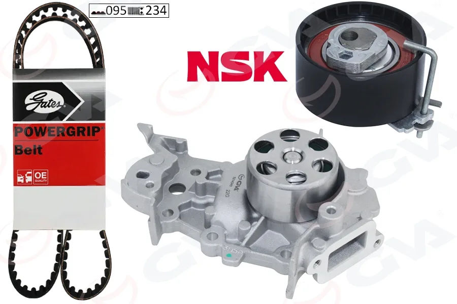 Devirdaimli Eksantrik Gergi Kiti 095X234 Renault Clio 2 1998-2005 Clio 3 2005-2012 Clio 4 2012-2019