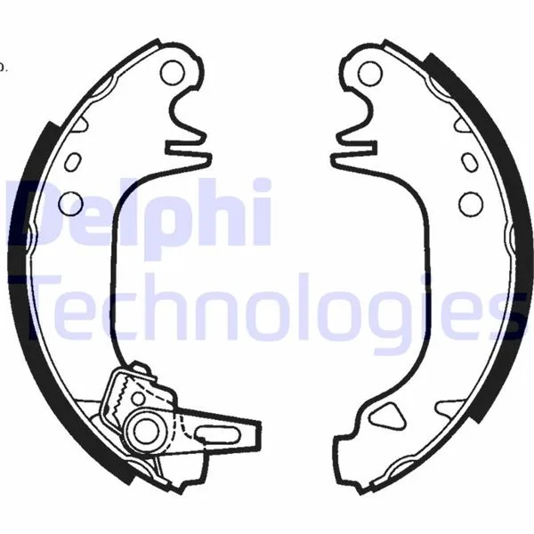 Arka Fren Pabuç Balata Peugeot P106 1991-2004 P205 1983-1998 P309 1986-1993 Citroen Saxo 1996-2004 AX 1986-1998 180X30M M