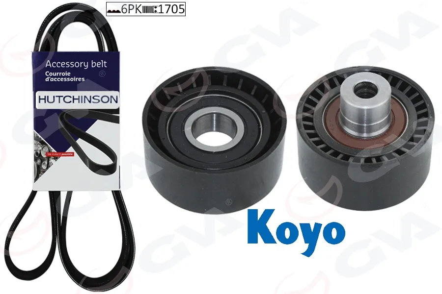 Alternatör Gergi Kiti Kütüksüz P206-XSARA 1.4HDİ - P407-BERLINGO - C5- 1.6 HDİ Klimalı K026PK1708
