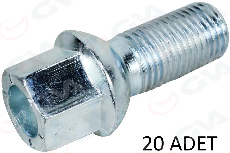 Bijon Civatası Delikli - Galvaniz Audi - Cupra - Seat - Skoda - VW - Ford AA17-M14X1.50X27 Paket Adet:20 (20 Adet)