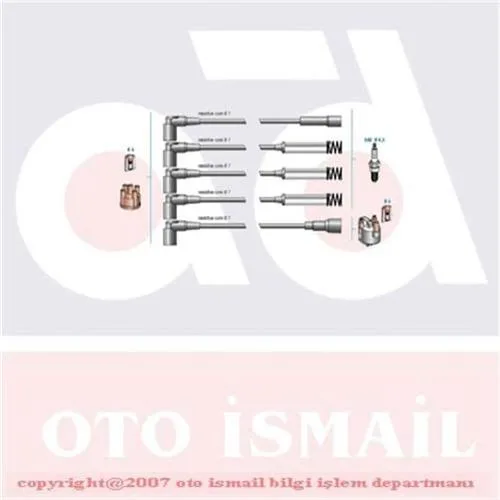 Buji Kablosu Takimi Opel Vectra A - ASTRA F - KADETT E 1.8-2.0 8V 18SV-18SE - C18NZ - C20NE